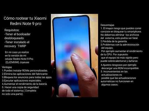 Rootear el Redmi note 9 pro