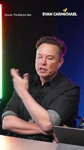 Essentially all of my net worth is just in SpaceX and Tesla stock. These two companies that I helped create and have run for now almost 20 years, have done a lot of useful things. I assume we had loans against my stock, so if Tesla and SpaceX went bankrupt, I would go bankrupt too immediately. And it was extremely difficult to build them, like massively painful and difficult. Source: The Babylon Bee #Believe #elonmusk #businessmotivation #spacex #investing101 #networth #networthtracking #ceomind