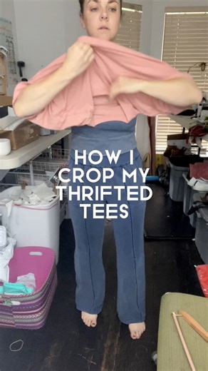 103K views · 418 reactions | Everyone Needs a Good Cropped Tee ✂️✨ #CroppedTee #diyshirt #croptee #croppedbandtee #goodwilloutlet #goodwillbins #thrifthaul #thriftfinds #thriftwithme #sidehustles #reseller #resell #resale #poshmarkreseller #mercarireseller #mercari #whatsold #ebayseller #thrifting #thriftatx #atx #goodwill #shopmycloset #resellertips #wildandalmostfree #midlifefunphase #thriftedfashion | Wild and Almost Free | Facebook