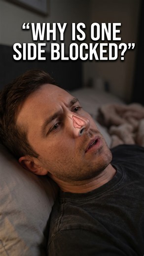 Why Does Your Nose Get Blocked When You Lie Down? #BlockedNose #nose