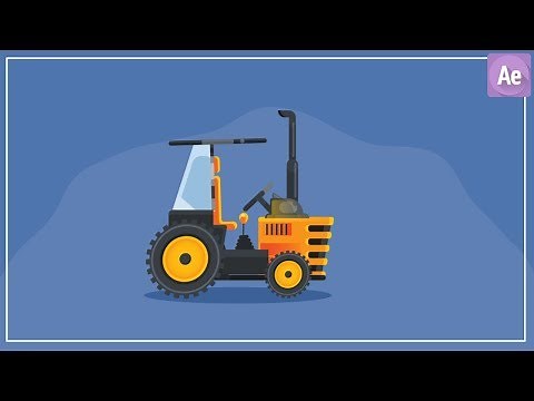 Tractor Animation in After Effects Tutorial