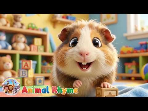 The Guinea Pig Song | Fun Pet Rhyme | Kids Animal Sounds and Caring Song