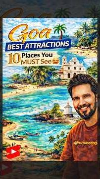Top 10 Places to Visit in Goa 2026 | Goa Travel Guide 🇮🇳 | ‪@MrPassenger‬ #mrpassenger #goa #shorts