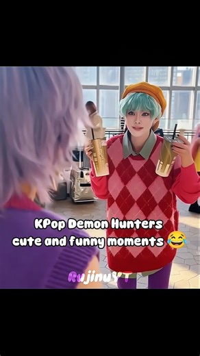 KPop Demon Hunters funny moments 😂 pt29 #kpdh #kpop #kpopdemonhunters #cosplay #jinu #rumi
