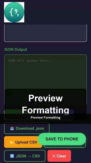 Csv To Json Showcase — Free Online Tool | Kiwi Simple