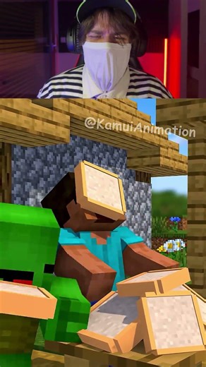 VÁLKA s Jídlem v Minecraftu! #minecraft #shorts