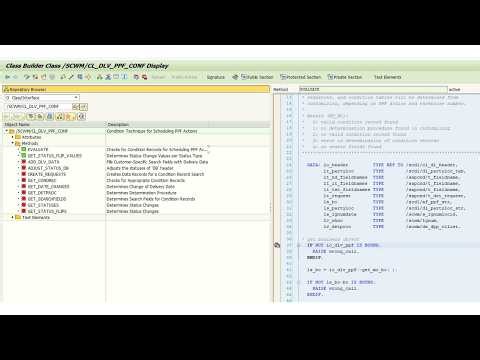 SAP EWM - Configuration E30: Debug PPF Actions in ABAP