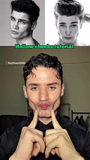 Glowup | Fashion | Grooming | @umax.app sunken cheeks tutorial 💯 . . . #glowup #glowuptips #glowupchallenge #glowupgoals #lookmaxxing #lookmax #mewing... | Instagram