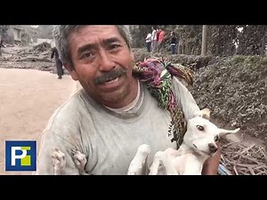 Guatemalan survivor recounts how his family survived the volcano eruption.