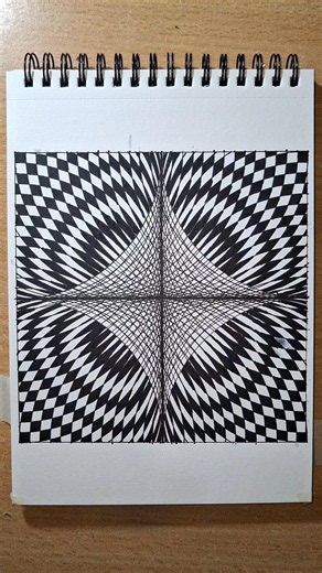 How to Draw an Amazing Optical Illusion | Easy Line Art Tutorial