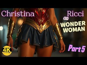 KI - AI generated Christina Ricci as Wonder Woman Part 5