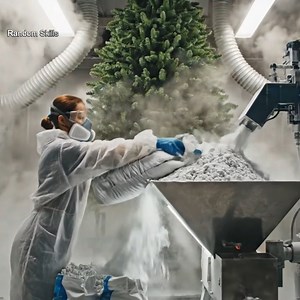 Inside an Artificial Christmas Tree Factory — From Fiber Branches to Snow-Covered Pine Trees #Christmas #TreeFactory | Random Skills