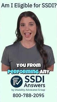 Am I Eligible for SSDI ?