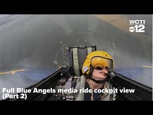 Full Blue Angels media ride cockpit view (Part 2)