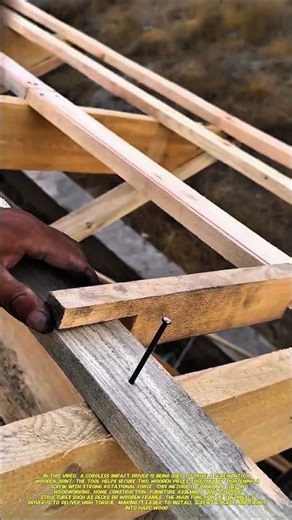 Traditional Roof Framing Technique | Manual Carpentry Work.