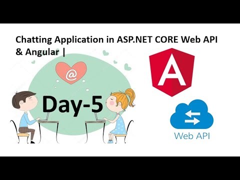 Online Chatting Web API Project in ASP.NET CORE | Angular | Day-5