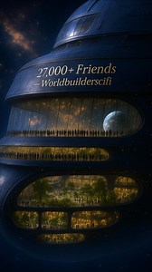 Through the vastness of space, our generational ark ship sails on, carrying 27,000 friends bound by curiosity, imagination, and a shared vision of worlds yet to be discovered. Every window holds a story, every deck a community, every star a reminder of how far we’ve traveled together. I’m grateful to each of you for being part of this journey. Keep sharing, keep imagining, and let’s see how far we can go together. Worldbuilderscifi ~ Jesse #AIArt #Cinematic #Friends #GenerationalStarship #Hyperr