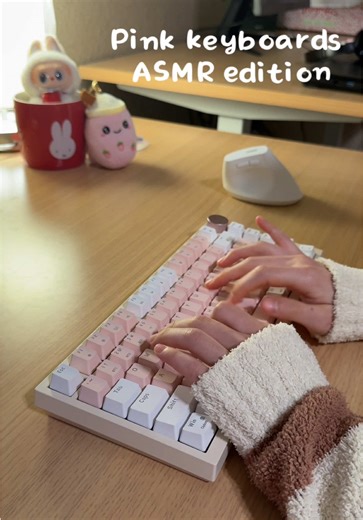 ASMR Pink Keyboard Edition: The Ultimate Typing Experience