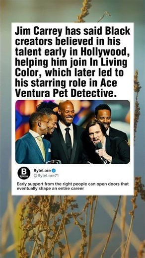 Jim Carrey credits In Living Color for launching his film career