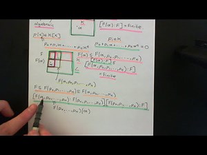 Algebraic Field Extension over Algebraic Field Extension