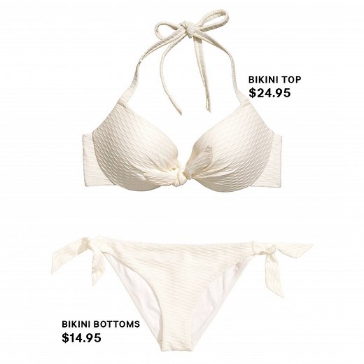 It's bikini time! Check out our Fifty Shades Bikini in store now! Buy the set or mix and match! Discover swimwear > http://hm.info/16c4e | H&M
