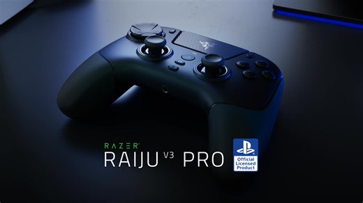 Razer Raiju V3 Pro 正式登場 🔥 讓你在 PS5 上，每一招都無懈可擊！ ✔️ 4 個可拆式背鍵 ✔️ 對稱 TMR 拇指搖桿 ✔️ 機械觸感 PBT 按鍵 精準操控、快速反應、手感滿分⚡ 立即了解 🎮 rzr.to/raiju-v3-pro #Razer #RaijuV3Pro #ForThePro | Razer