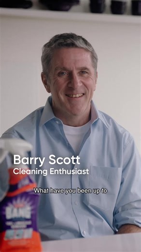 Barry Scott Returns: Cleaning a Dirty Shower with Cillit Bang
