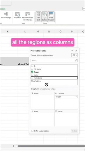 Learn how to create a PivotTable in Excel #excel #pivottable #spreadsheets