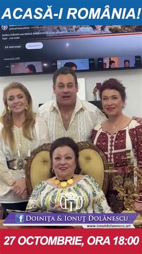 Acasă-i România! - Sala Palatului - 27 octombrie 2026 #ionutdolanescu
