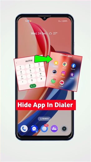 dialer me app hide kaise kare | mobile ki dialer me app kaise chupaye #apphide #dialerapphide