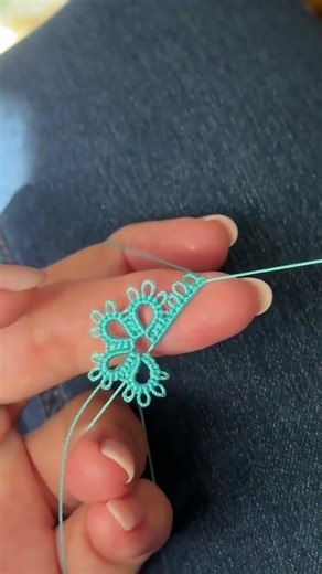 #tattingdesign #weaving #tatting #frivolite