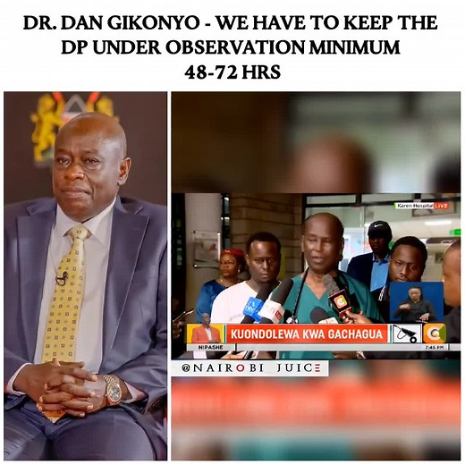 Dr. Dan Gikonyo - Observing DP Rigathi Gachagua | Nairobi Juice