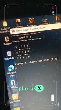 I created a batch file GAME 🎯😄