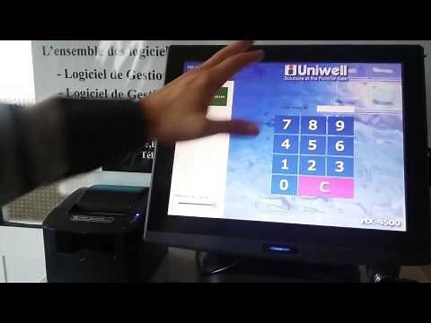 POS SYSTEMES : Présentation 1 (Caisse enregistreuse tactile uniwell) au maroc