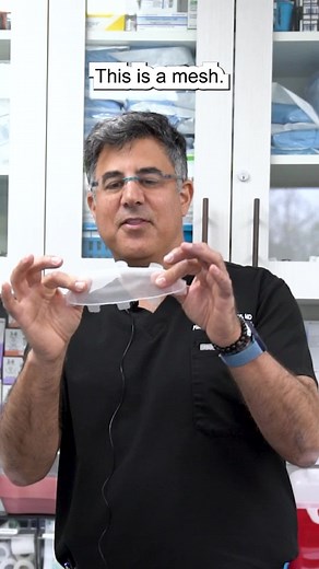 How do we prevent implants from Bottoming Out? MESH! Sometimes, implants can fall and we call that bottoming out. We can fix that by putting in some mesh! It will dissolve in about 18 months and is used to support the inframammary fold. Call our office to schedule a consult: ☎️ 310-659-8771 . . . #surgerymesh #mesh #plasticsurgery #GALAFLEX #implants #breastaugmentation #bottomingout #breastimplants