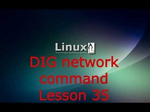 35. How to use DIG command in Linux | DNS lookup | linux crash course #linux