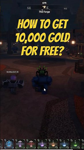 How To Get 10,000 GOLD FOR FREE In Roblox The Forge