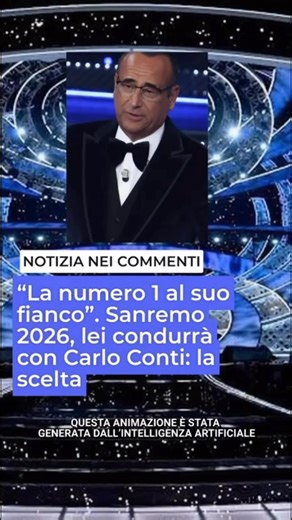 “La numero 1 al suo fianco”. Sanremo 2026, lei condurrà con Carlo Conti: la scelta ⤵️⤵️ | Alpha Woman