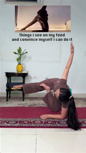 This looks easy... until you try it! 💀 Yoga Challenge #yoga