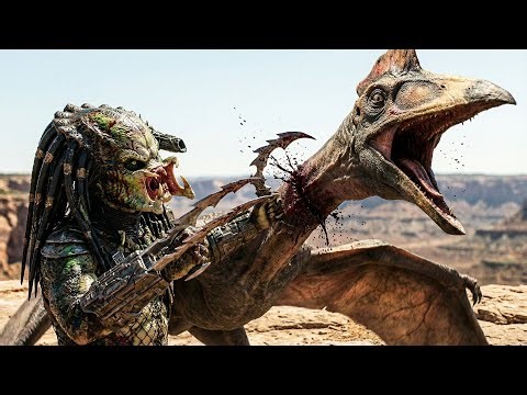 PREDATOR Vs. HATZEGOPTERYX: The Glass Storm 4K
