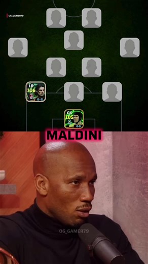 Didier Drogba Picked His Ultimate Dream team 😱🔥 #efootball2024 #efootball2023