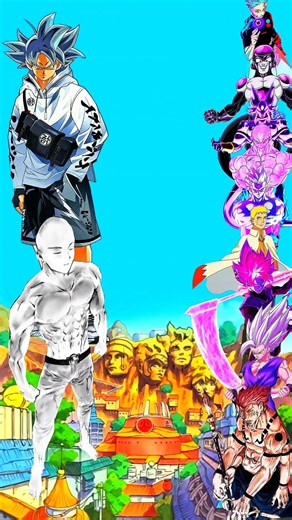 Goku saitama vs Gohan Beerus Grand Minister Zeno black Goku gojo saguna