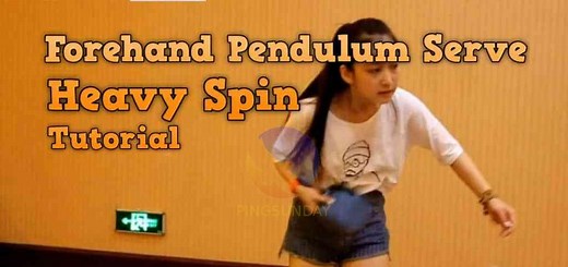 Understand the principle of forehand pendulum serve - PingSunday