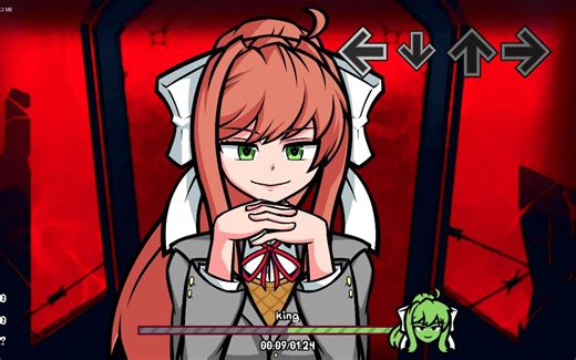 fnf 合唱（monika来唱KING）