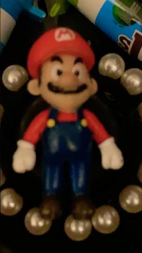 Super Mario and roller coaster in action