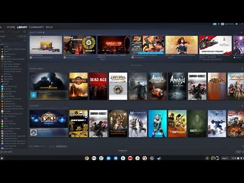 How to Install Steam and Play Steam Games on a Chromebook