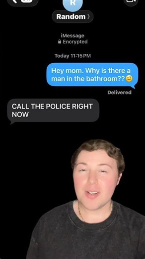 THERE’S A STRANGER IN MY HOUSE!!!😱😱 *Texting Random Numbers!* #shorts