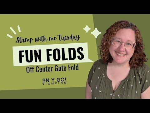 Easy Fun Fold Card Idea - Off-Center Gate Fold