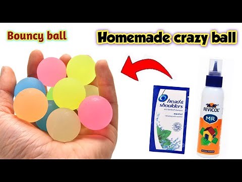 How to make Crazy Ball | Diy crazy ball | How to make bouncy ball | Homemade crazy ball