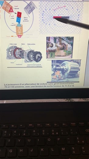Machine synchrone : fonctionnement en moteur et génératrice ⚡ (explication simple) #bts #electro.